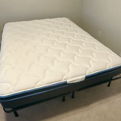 Queen Mattress And Platform Frame