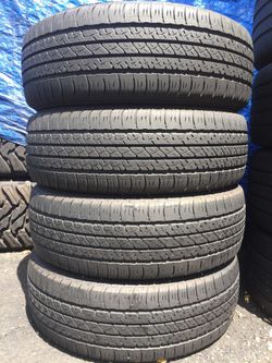 195/65/15 firestone set of used tires in great condition 70% tread 150$ plus tax for 4 . Installation balance and alignment available but not include