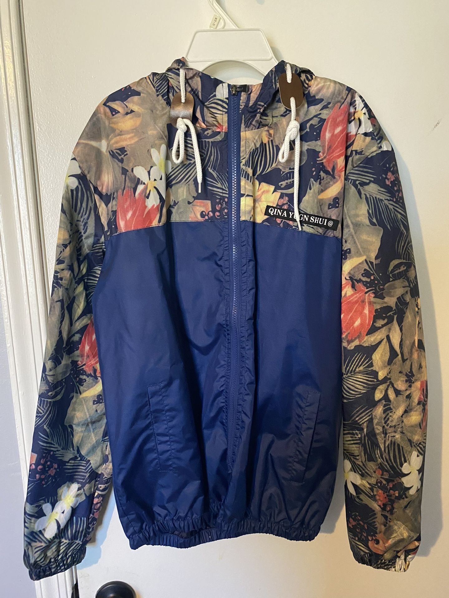 Flower Print Windbreaker