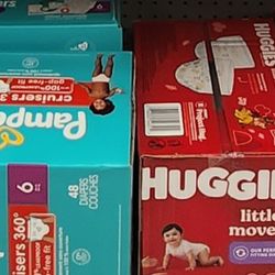 PAMPERS And HUGGIESAny Size $35-45Per Box 