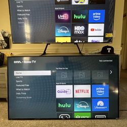 Two 65 Inch TVs 