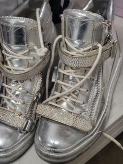 Giuseppe Zanotti  Designer Italian Womans Shoes, Swarovski Crysta Size 38