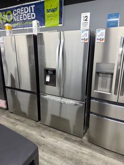LG - 36-in Wide Counter-Depth MAX 25.5 Cu. Ft. French Door Smart Refrigerator with Dual Ice - Stainless Steel 🥶