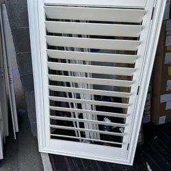 Brand New Wood Plantation Shutters 