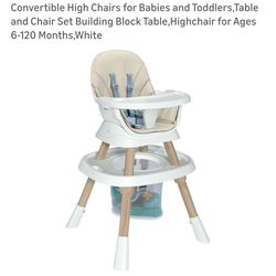 Baby Highchair, Activity Center, & Table All in One