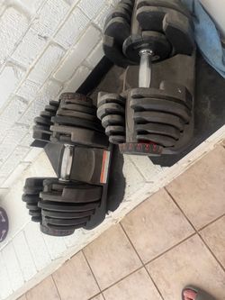 Bowflex adjustable dumbbells