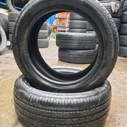 🔥 (2) 215 50 17 General & Firestone All Season Tires 