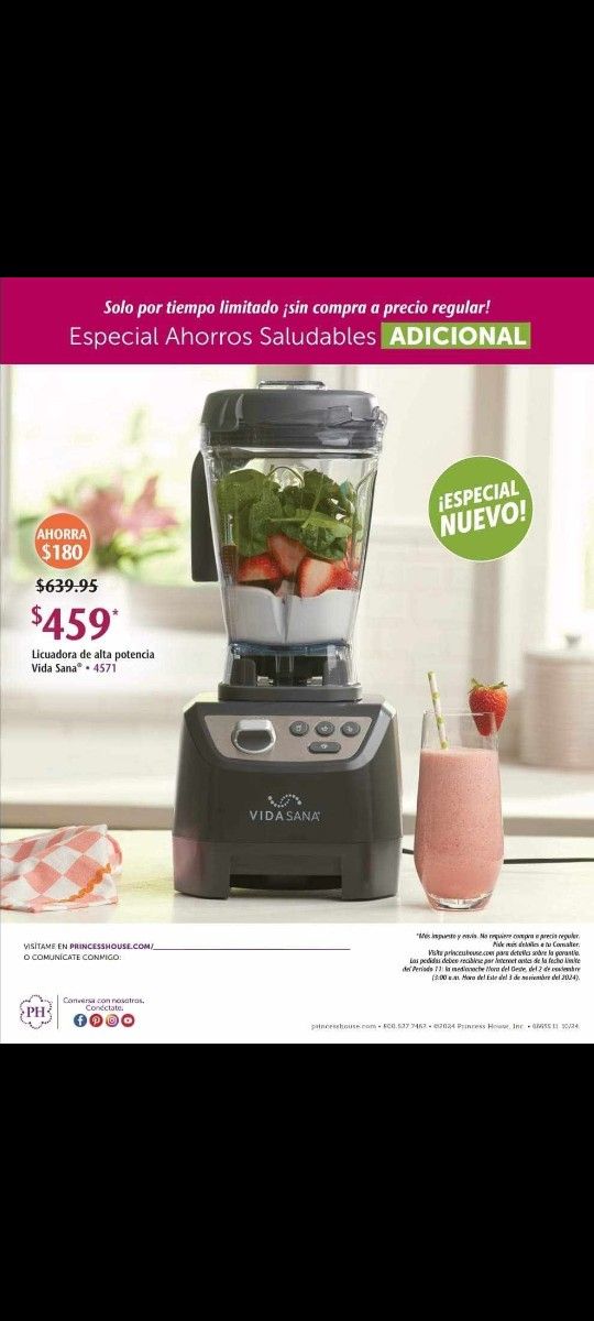 Princess House Licuadora Nueva En Caja
