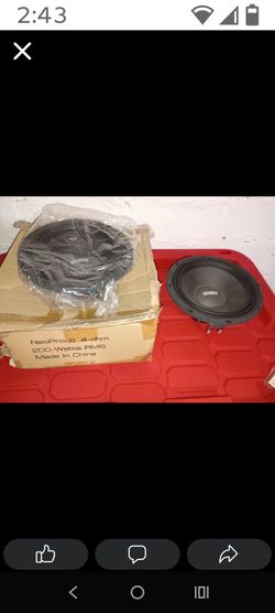 New 2 8inch sundown neo loud mids 2 powerbass loud bullet tweeters 1 jvc 2ch amp works great $200firm price pickup only serious buyers please