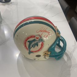Dan Marino And Mark Clayton Autographed NFL Helmet 