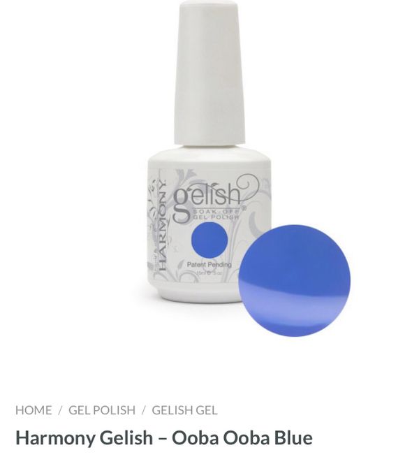 Harmony Gelish Gel Nail Polish Ooba Ooba Blue 15ml For Sale In Harmony Gelish Gel Nail Polish Ooba Ooba Blue 15ml For Sale In