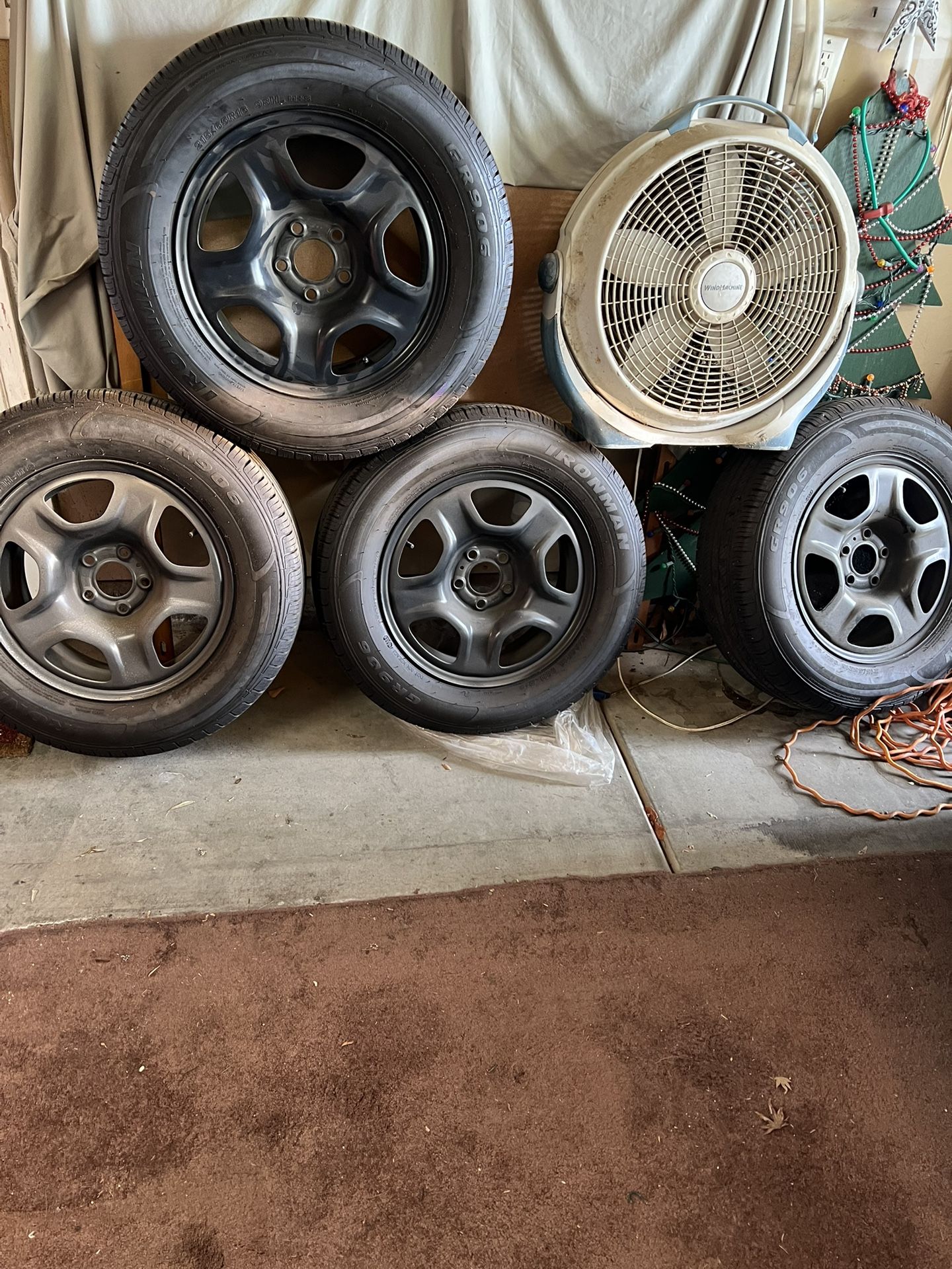 Stick Rims Tires With Stock Rims for Sale in Visalia, CA - OfferUp