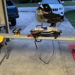 10” Craftsman Miter & Dewalt Stand