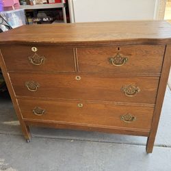 Vintage Dresser With Four Drawers