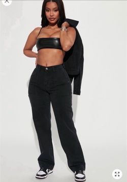 Straight leg jeans