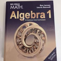 Algebra 1 Teachers Edition Brand New