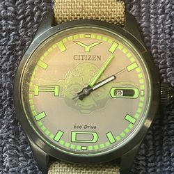 Citizen Eco drive Limited Star Wars Yoda Watch. 