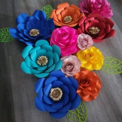 Fiesta Mexican Paper Flowers. Flores De Papel