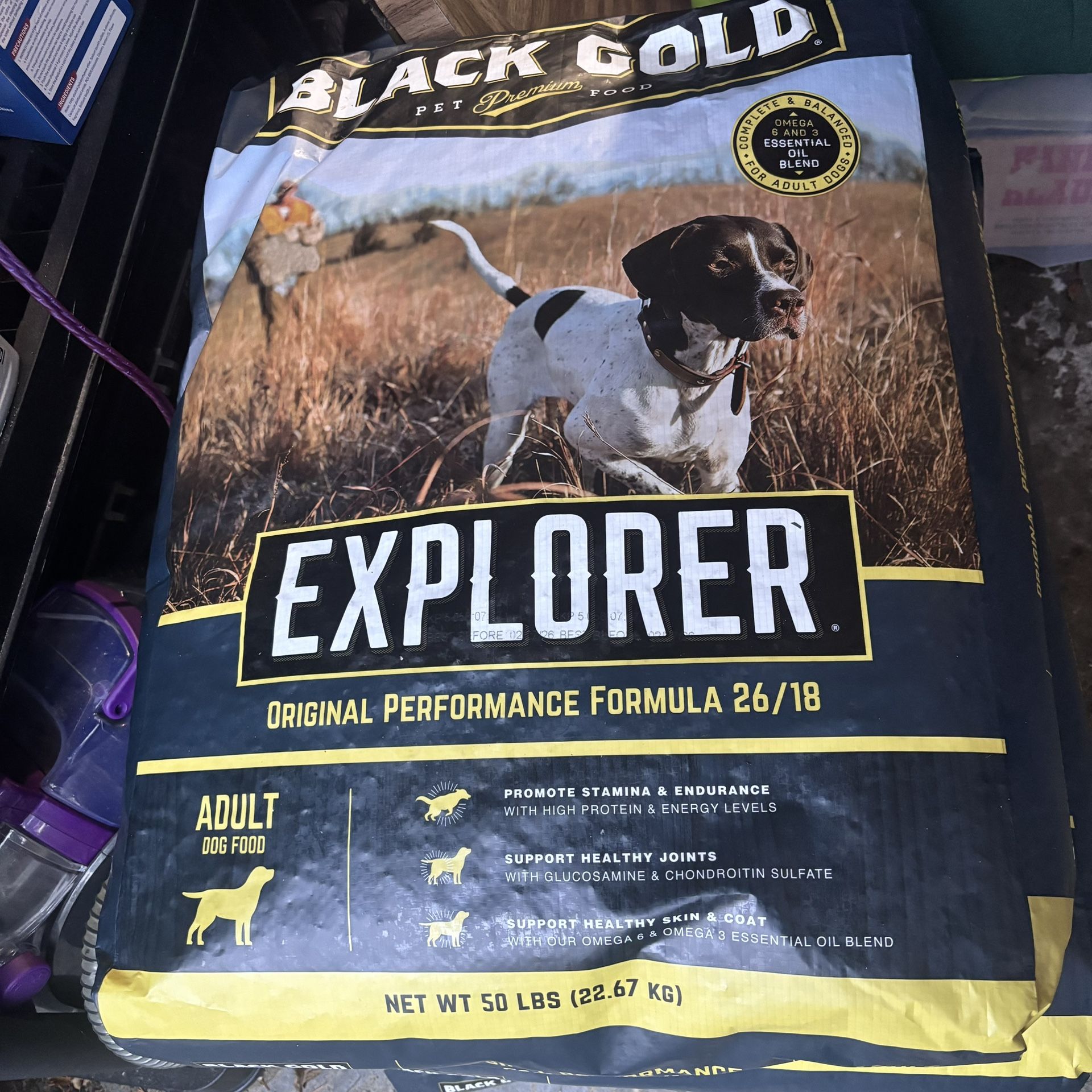 New Black Gold Explorer Dog Food-$50 A Bag