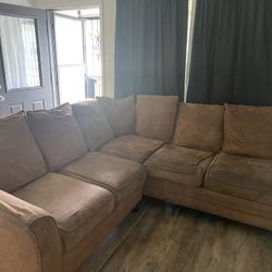 Brown Sectional Couch