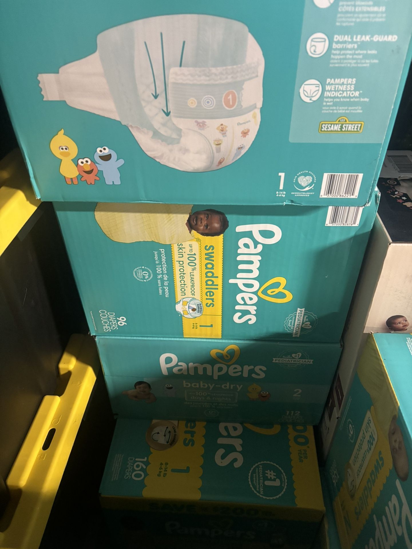 Pampers wipes & diapers 