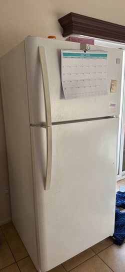 Refrigerator. It's on the second floor. You'll need to move it yourself.