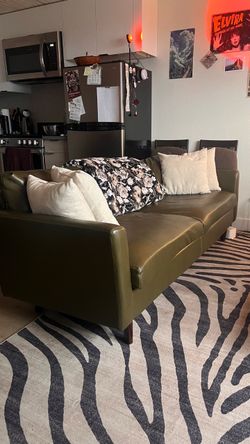 Green couch