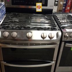 LG LDGST 6.9 cu. ft. Double Oven Stove UR
