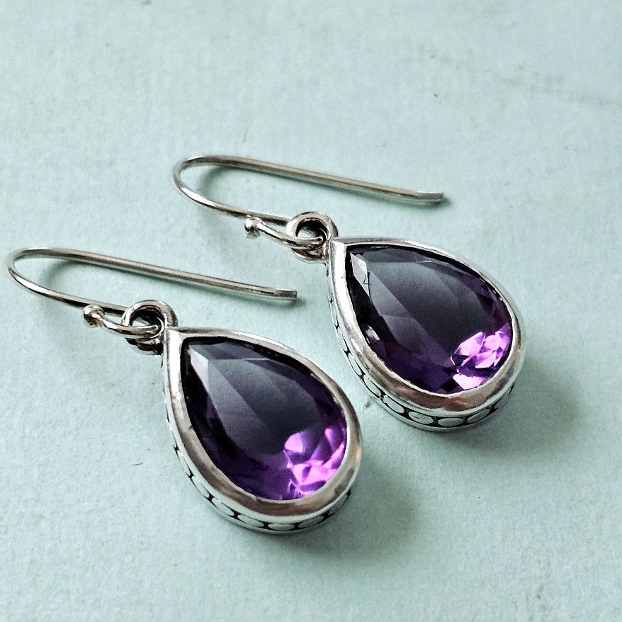Sterling Silver Dangle Earrings 