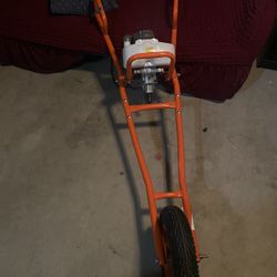 63CC Drill Wheelbarrow, 3HP Gasoline propelled Ground Post Hole Digger Hand Push Gas Powered Earth Auger Borer Air Cooling System with Bit for Fence G