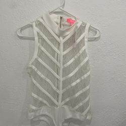 Medium White Bodysuit 