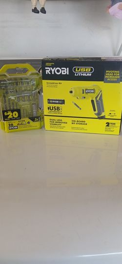 Ryobi 20 Pc Set Comes With $