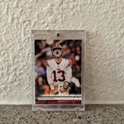 Brock Purdy Rookie Football Quarterback Card