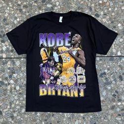 VINTAGE STYLE “KOBE BRYANT” TEE SIZE S,M,L,XL,2XL