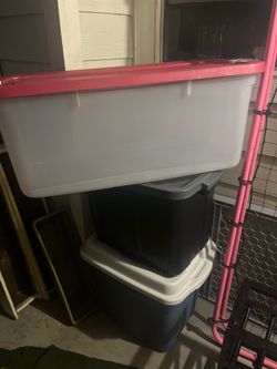 Great deal 3 perf condition storage bins w lids