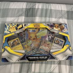 Pikachu GX & Eevee GX Special collection Box 