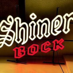 Shiner Bock LED Neon Bar Sign 
