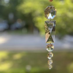 Vintage Crystal Suncatcher / Chandelier Piece