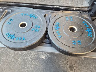 Pair of Olympic  Bumpper Plates 45lbs