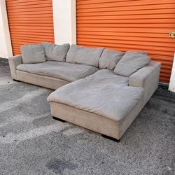 Down Feathers Cloud Sectional Couch 🚛 SAME DAY DELIVERY