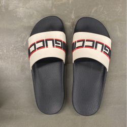 GUCCI St. Nastro Sport Slide Sandals