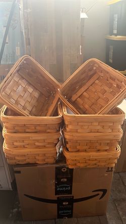 Wicker baskets As is new