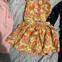 Minnie Mouse Set And Overall Size 12 Months 