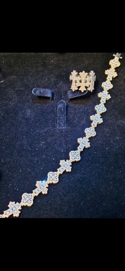 10k diamond bracelet