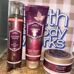 Bath & Body Works Autumn Drive Set 