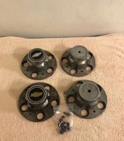 Set of 4 Chevy 3” Center to Center Caps 5 Lug Pattern