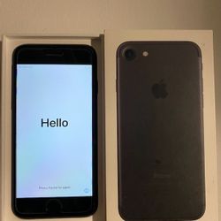 Black i Phone 7 32 GB