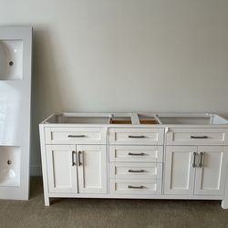 Bathroom vanity.