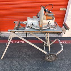 Rigid Miter Saw With Table 