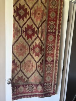 Kilim style woven Throw